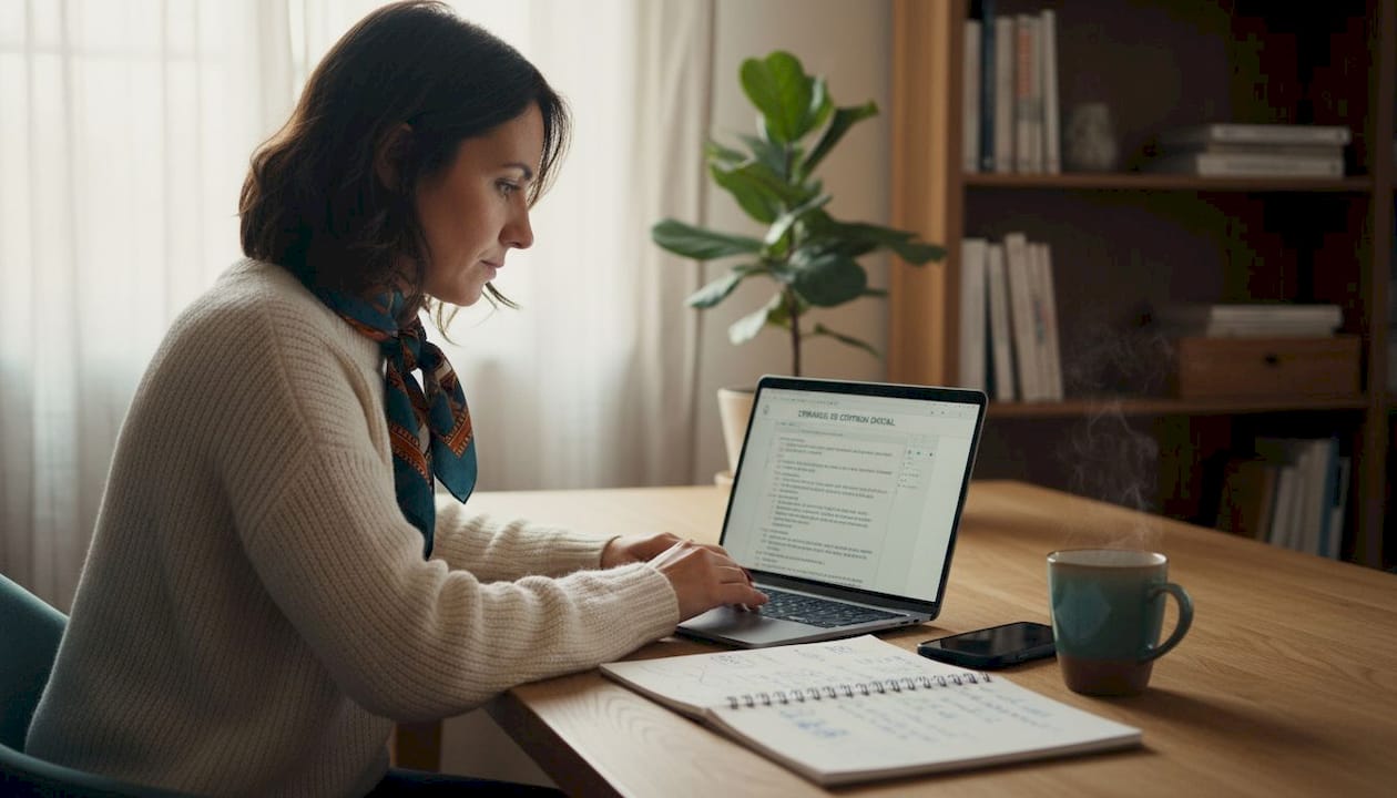 Un entrepreneur en train d’élaborer sa stratégie de communication digitale