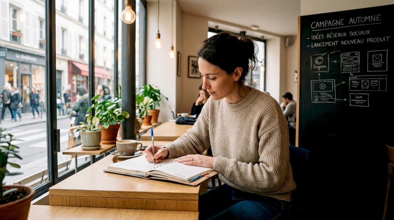 Entrepreneur à la tête d’une petite entreprise, je gère mon activité depuis mon bureau à la maison.