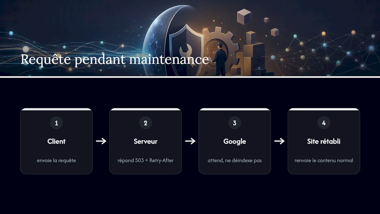 Comment fonctionne le code 503 pendant la maintenance