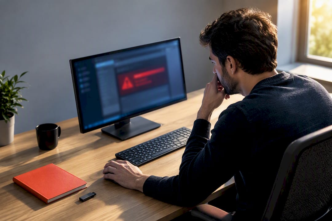 Action immédiate sur un site piraté