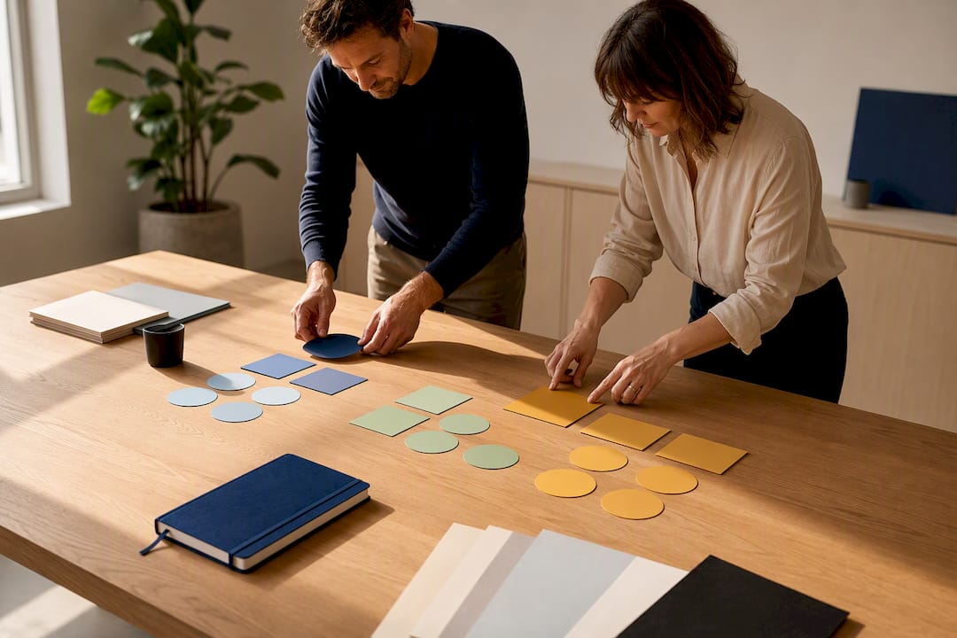 Dirigeants en train de construire une plateforme de marque