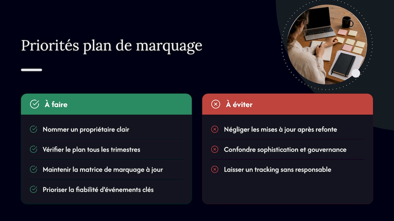 Ce que l'on oublie trop souvent dans un plan de marquage — overview diagram
