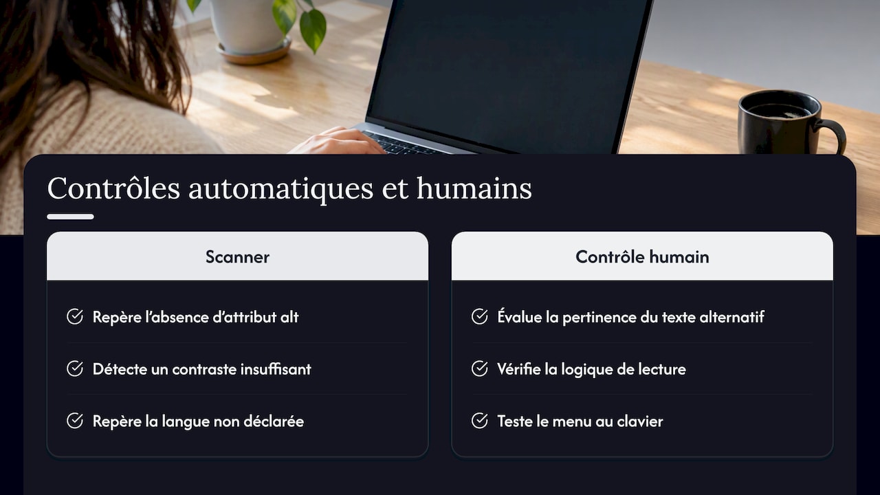 Comparaison des contrôles automatiques et humains