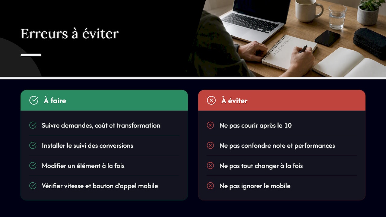 Les erreurs qui coûtent cher — overview diagram